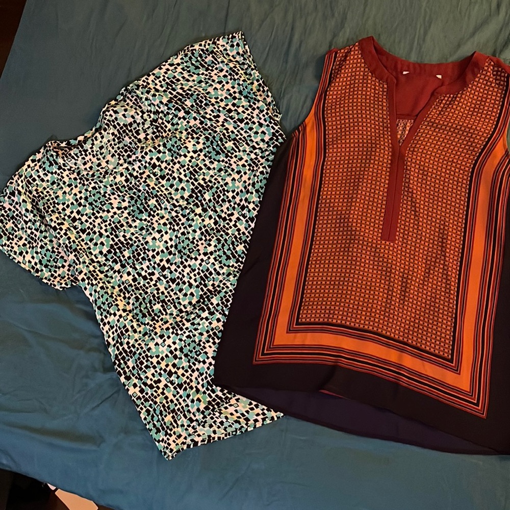 Two sheer tops size s/m